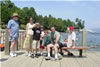 Family On Dock